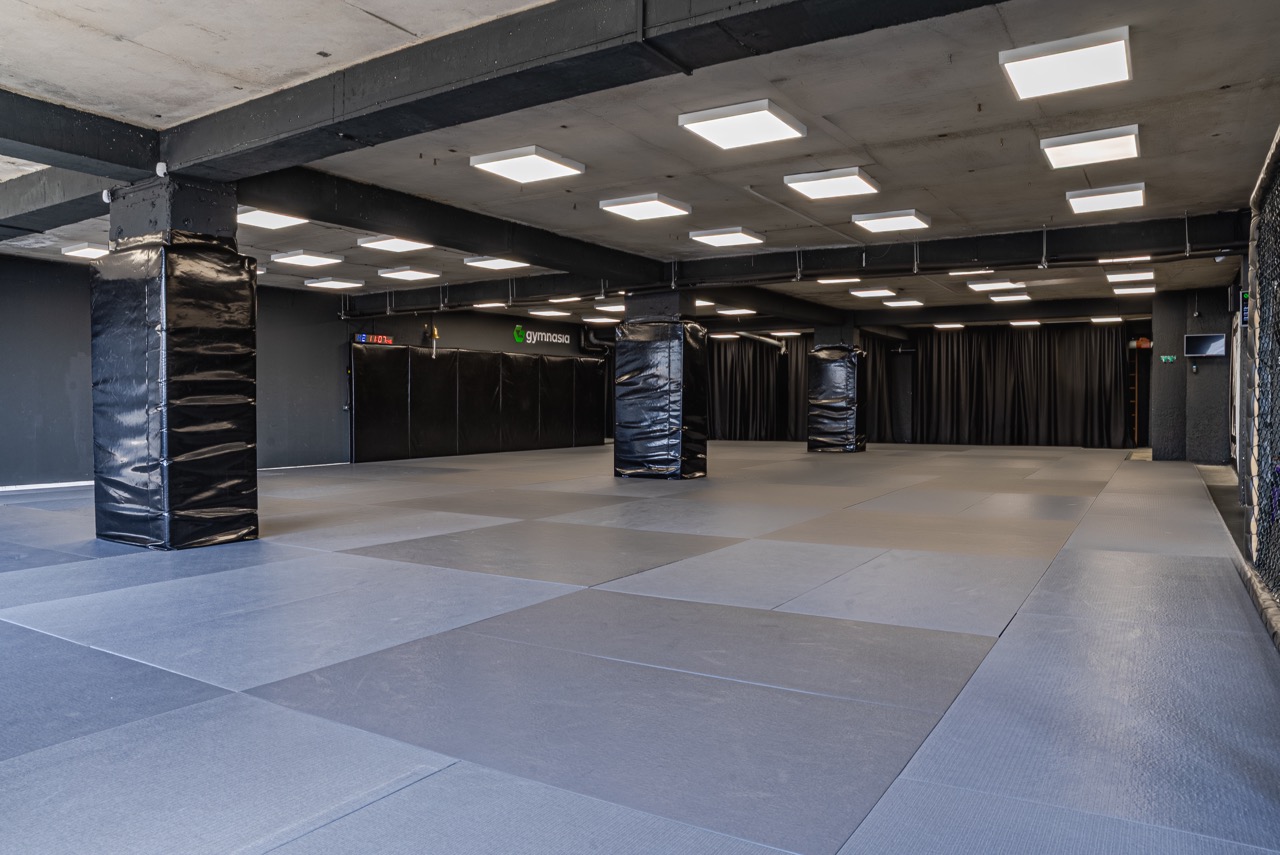 200+ კვ.მ. ტატამი BJJ გრეპლინგისთვის Gymnasia-ში