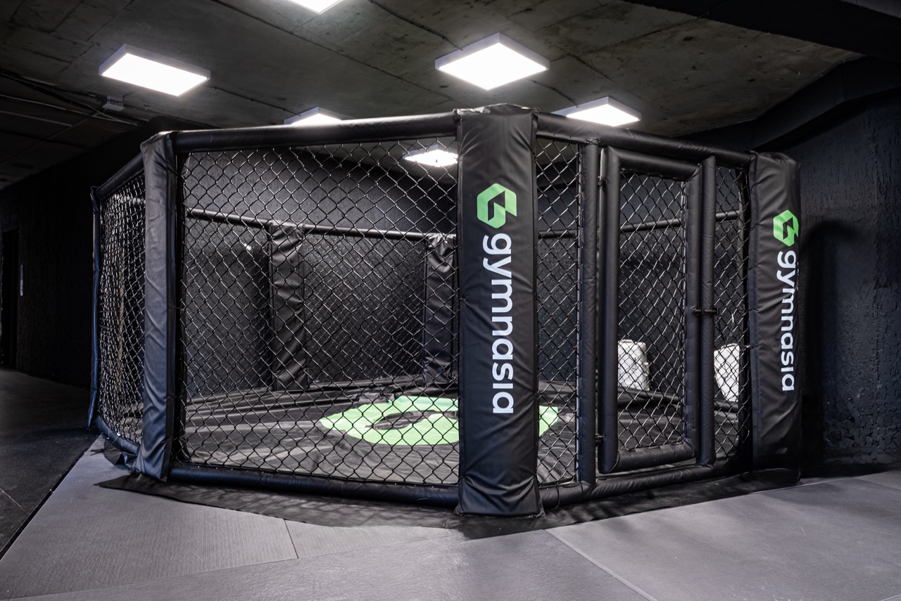 სრული ზომის MMA ოქტაგონი Gymnasia-ში, თბილისი