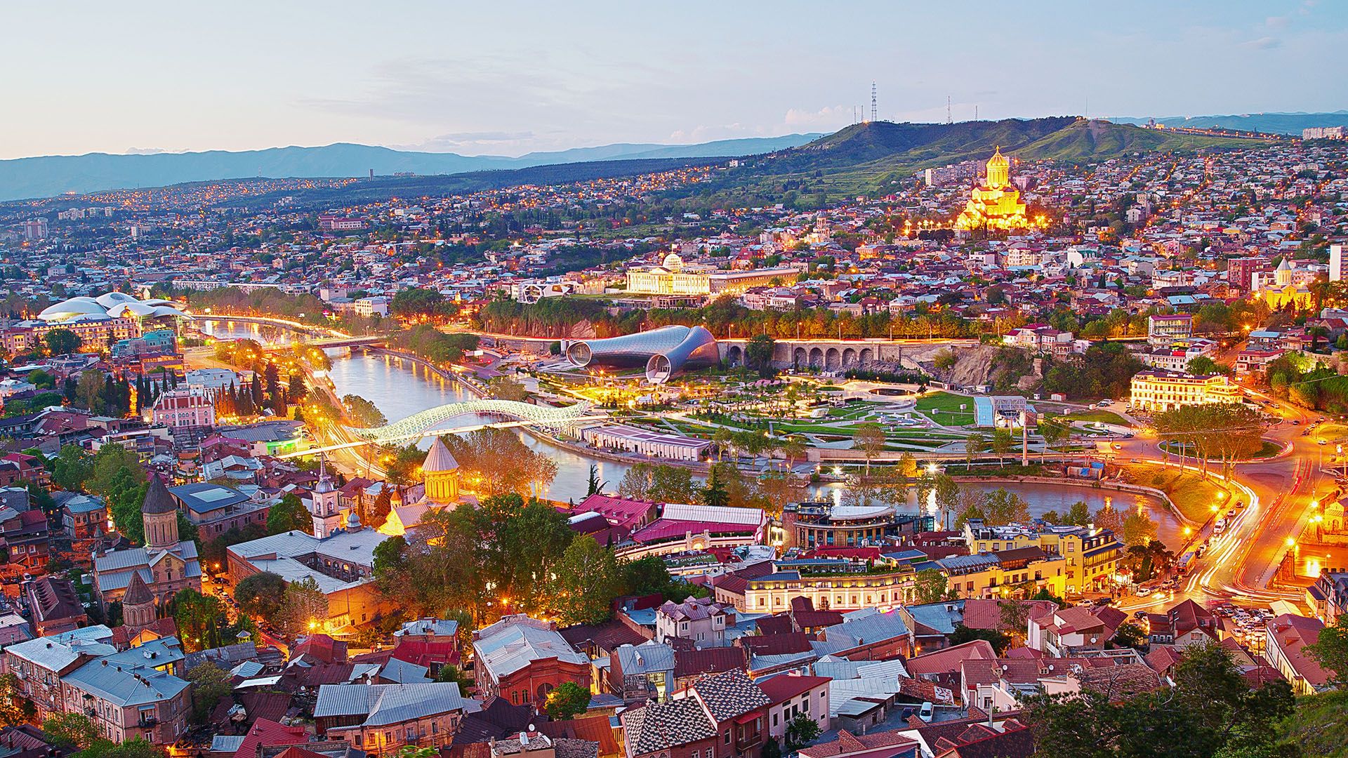 Tbilisi cityscape